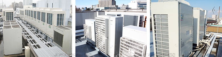 ビル用エアコン設置例