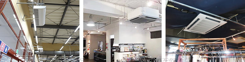 業務用エアコン店舗施工例