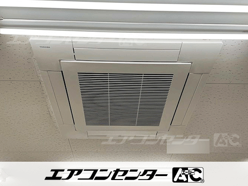 天井カセット形4方向吹出 業務用エアコン 4馬力ツイン 1式