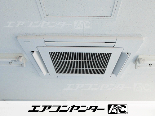 天井カセット形4方向吹出 業務用エアコン 8馬力トリプル 1式