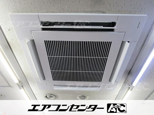 天井カセット形4方向吹出 業務用エアコン 5馬力シングル 2式
