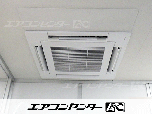 天井カセット形4方向吹出 業務用エアコン 8馬力ツイン 1式