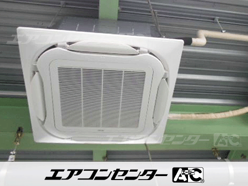 天井カセット形4方向吹出 業務用エアコン 6馬力シングル 1式