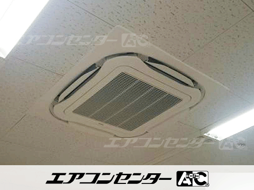 天井カセット形4方向吹出 業務用エアコン 3馬力シングル 2式