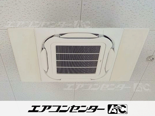 天井カセット形4方向吹出 業務用エアコン 8馬力ツイン 1式