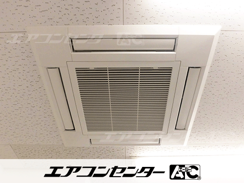 天井カセット形4方向吹出 業務用エアコン 2.5馬力シングル 2式、天井カセット形4方向吹出 業務用エアコン 1.5馬力シングル 1式