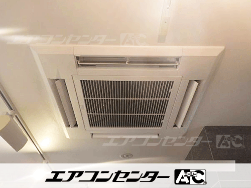 天井カセット形4方向吹出 業務用エアコン 5馬力シングル 1式