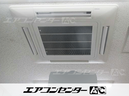 天井カセット形4方向吹出 業務用エアコン 1.5馬力シングル 1式