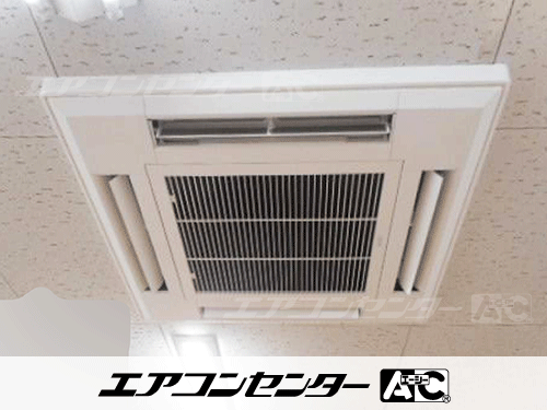 天井カセット形4方向吹出 業務用エアコン 4馬力シングル 3式