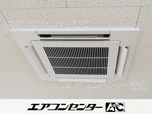 天井カセット形4方向吹出 業務用エアコン 3馬力ツイン 1式