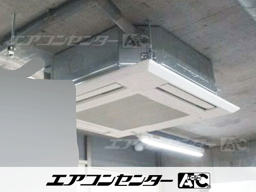 天井カセット形4方向吹出 業務用エアコン 4馬力ツイン 1式、天井カセット形4方向吹出 業務用エアコン 1.5馬力シングル 1式