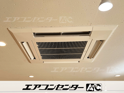 天井カセット形4方向吹出 業務用エアコン 6馬力シングル 1式