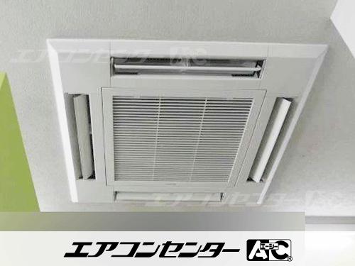 天井カセット形4方向吹出 業務用エアコン 6馬力シングル 1式