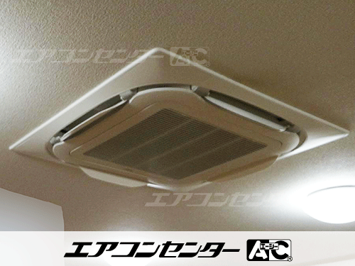 天井カセット形4方向吹出 業務用エアコン 5馬力シングル 1式