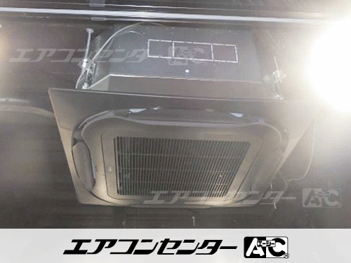 天井カセット形4方向吹出 業務用エアコン 6馬力シングル 2式