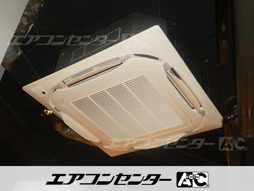 天井カセット形4方向吹出 業務用エアコン 6馬力シングル 1式