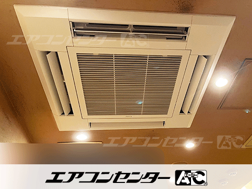 天井カセット形4方向吹出 業務用エアコン 6馬力トリプル 1式