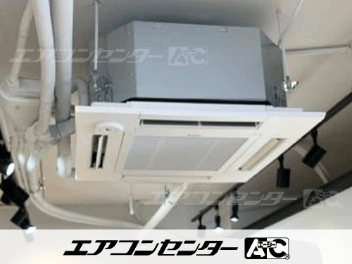 天井カセット形4方向吹出 業務用エアコン 4馬力ツイン 1式