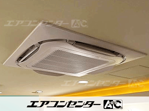 天井カセット形4方向吹出 業務用エアコン 5馬力シングル 1式