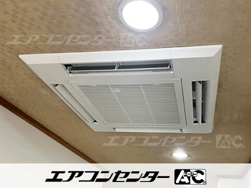 天井カセット形4方向吹出 業務用エアコン 6馬力ツイン 1式