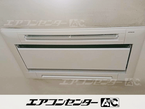 天井カセット形2方向吹出 業務用エアコン 4馬力ツイン 1式