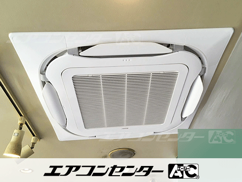 天井カセット形4方向吹出 業務用エアコン 10馬力ツイン 1式