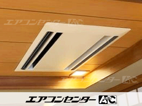 天井カセット形2方向吹出 業務用エアコン 3馬力ツイン 1式