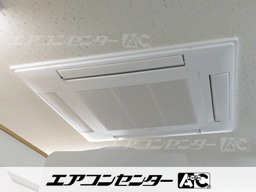 天井カセット形4方向吹出 業務用エアコン 6馬力ツイン 1式