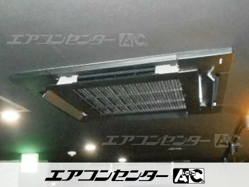 天井カセット形4方向吹出 業務用エアコン 3馬力シングル 1式