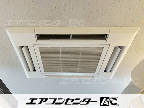 天井カセット形4方向吹出 業務用エアコン 8馬力トリプル 1式