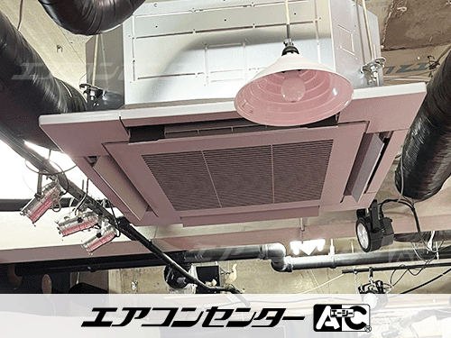 天井カセット形4方向吹出 業務用エアコン 5馬力シングル 1式
