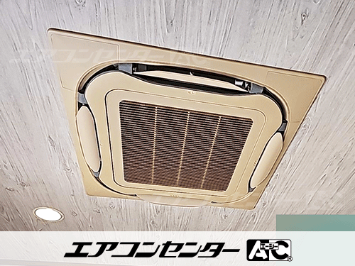 天井カセット形4方向吹出 業務用エアコン 2馬力シングル 1式