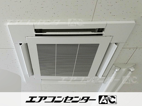 天井カセット形4方向吹出 業務用エアコン 3馬力シングル 2式、壁掛形 業務用エアコン 2.5馬力シングル 1式