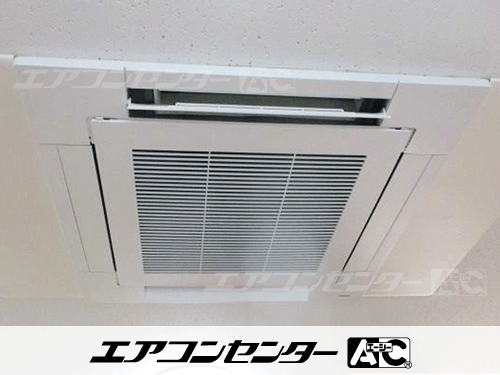 天井カセット形4方向吹出 業務用エアコン 3馬力シングル 1式