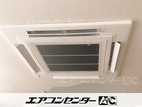 天井カセット形4方向吹出 業務用エアコン 3馬力シングル 1式、天井カセット形4方向吹出 業務用エアコン 2馬力シングル 2式