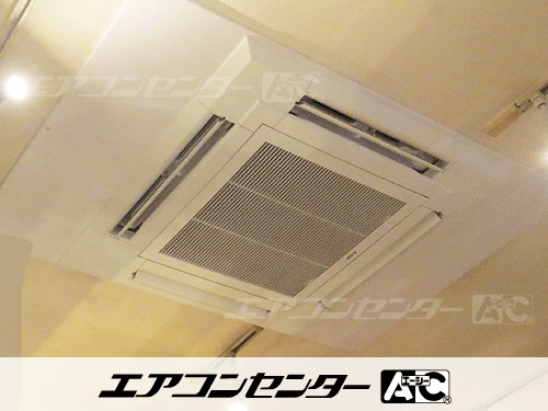 天井カセット形4方向吹出 業務用エアコン 4馬力シングル 2式