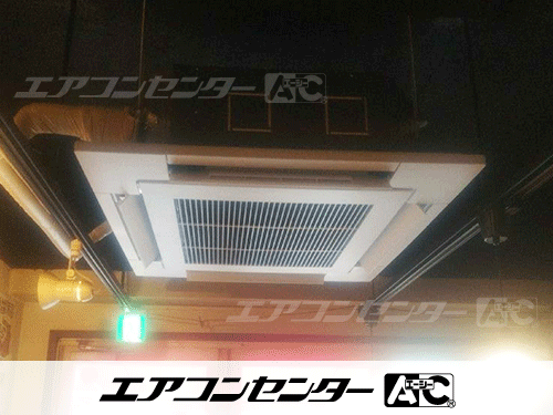 天井カセット形4方向吹出 業務用エアコン 6馬力ツイン 1式