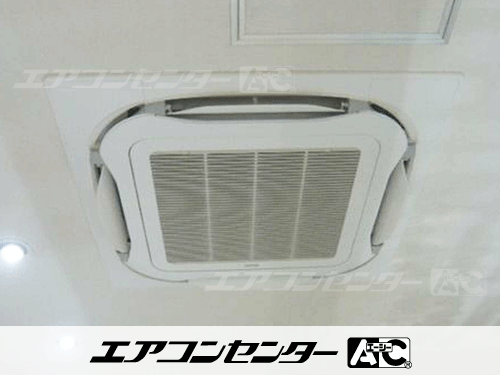 天井カセット形4方向吹出 業務用エアコン 4馬力シングル 1式