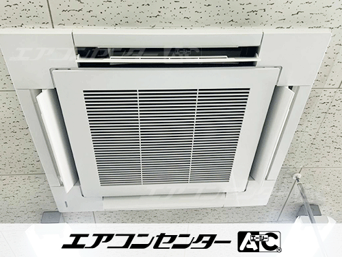 天井カセット形4方向吹出 業務用エアコン 4馬力ツイン 1式