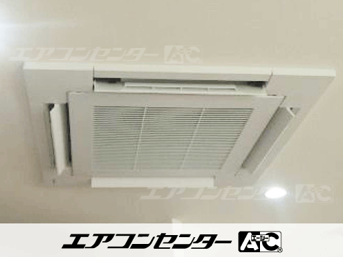 天井カセット形4方向吹出 業務用エアコン 4馬力ツイン 1式