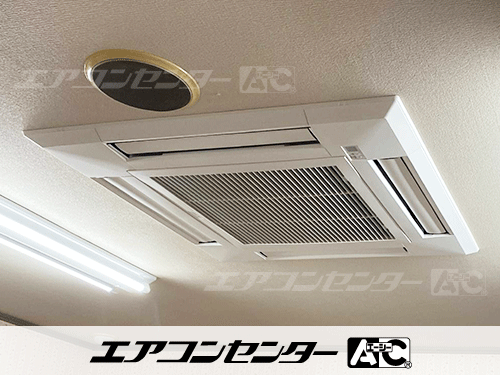 天井カセット形4方向吹出 業務用エアコン 3馬力シングル 1式、天井カセット形4方向吹出 業務用エアコン 2馬力シングル 1式