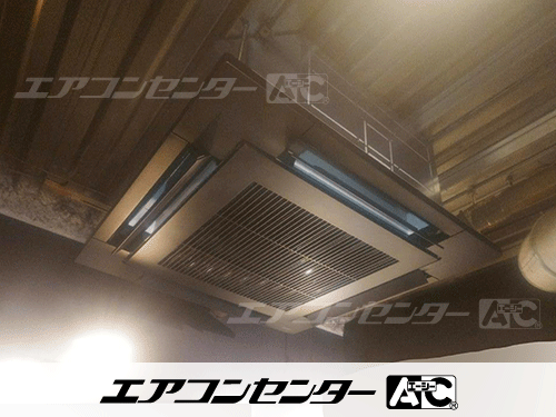 天井カセット形4方向吹出 業務用エアコン 5馬力シングル 2式