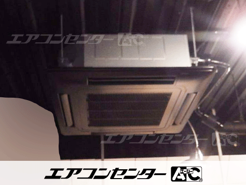 天井カセット形4方向吹出 業務用エアコン 4馬力ツイン 1式