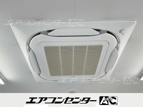 天井カセット形4方向吹出 業務用エアコン 4馬力シングル 1式
