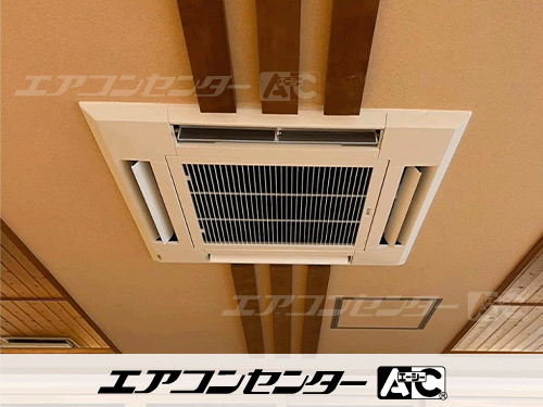 天井カセット形4方向吹出 業務用エアコン 5馬力シングル 1式、天井カセット形1方向吹出 業務用エアコン 2馬力シングル 1式