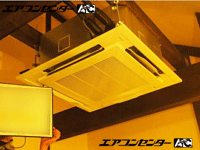 天井カセット形4方向 業務用エアコン 4馬力 シングル