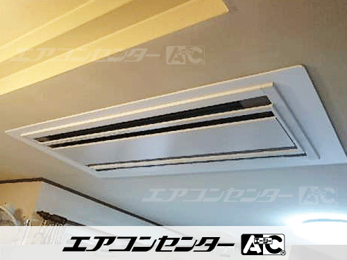 天井カセット形2方向吹出 業務用エアコン 2.5馬力シングル