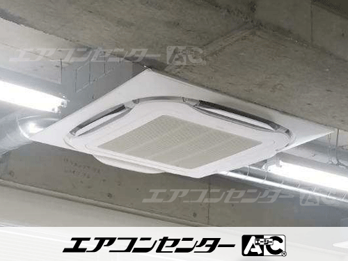 天井カセット形4方向吹出 業務用エアコン 6馬力ツイン 1式