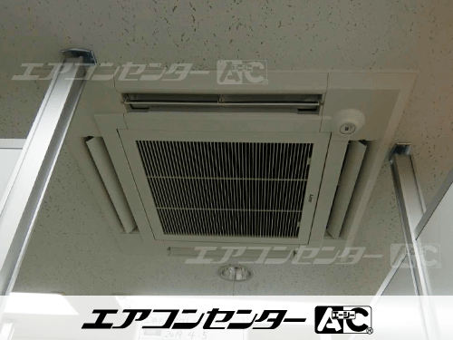 天井カセット形4方向吹出 業務用エアコン 4馬力ツイン 1式