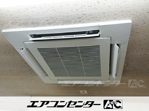 天井カセット形4方向吹出 業務用エアコン 3馬力シングル 1式、天井カセット形4方向吹出 業務用エアコン 2.5馬力シングル 1式
